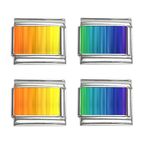 Rainbow 9mm Italian Charm (4 pack) from ArtsNow.com Front