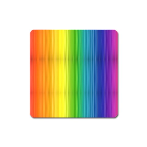 Rainbow Magnet (Square) from ArtsNow.com Front