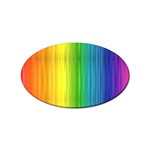 Rainbow Sticker Oval (10 pack)