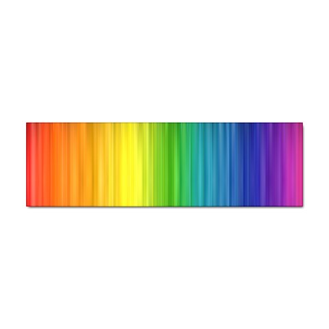 Rainbow Sticker Bumper (10 pack) from ArtsNow.com Front