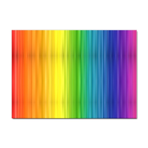 Rainbow Sticker A4 (10 pack) from ArtsNow.com Front