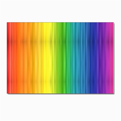 Rainbow Postcard 4 x 6  (Pkg of 10) from ArtsNow.com Front