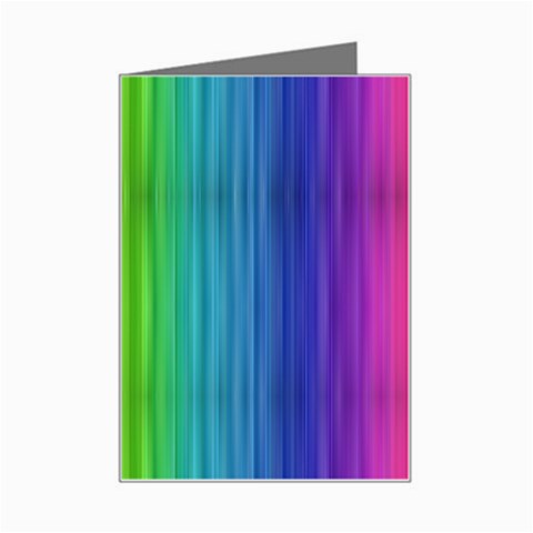 Rainbow Mini Greeting Card from ArtsNow.com Left