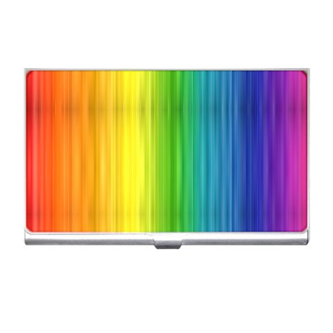 Rainbow Business Card Holder from ArtsNow.com Front