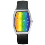 Rainbow Barrel Style Metal Watch