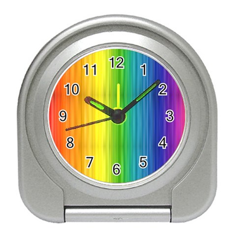 Rainbow Travel Alarm Clock from ArtsNow.com Front