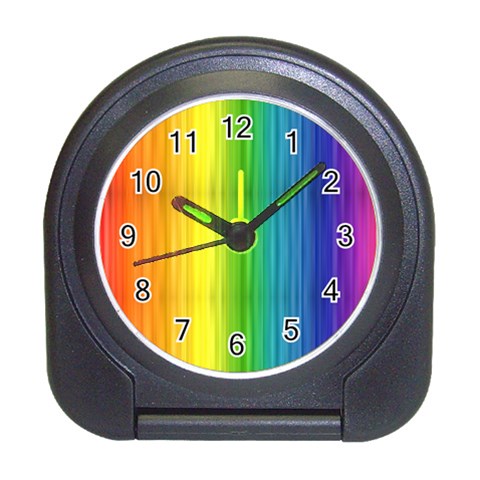 Rainbow Travel Alarm Clock from ArtsNow.com Front