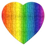 Rainbow Jigsaw Puzzle (Heart)