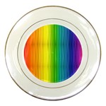 Rainbow Porcelain Plate