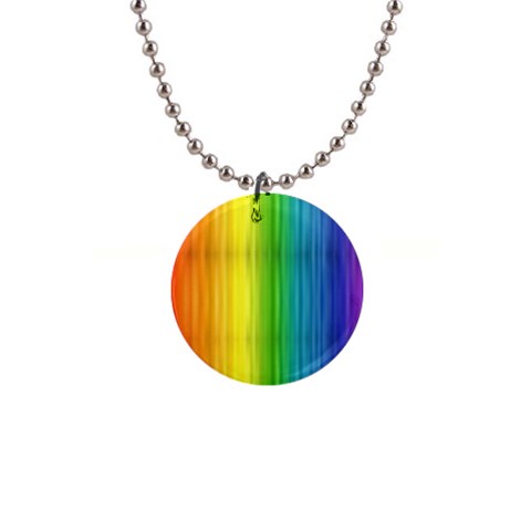 Rainbow 1  Button Necklace from ArtsNow.com Front