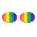 Rainbow Cufflinks (Oval)