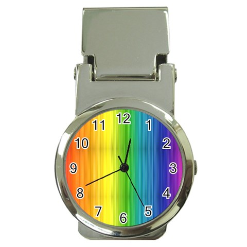 Rainbow Money Clip Watch from ArtsNow.com Front