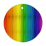 Rainbow Round Ornament (Two Sides)