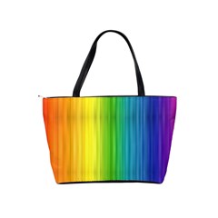 Rainbow Classic Shoulder Handbag from ArtsNow.com Back