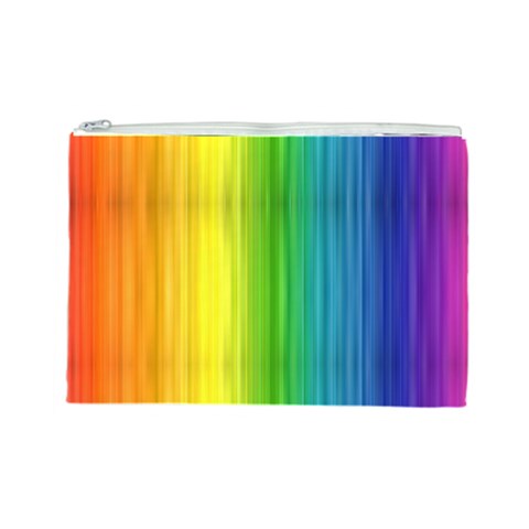 Rainbow Cosmetic Bag (Large) from ArtsNow.com Front