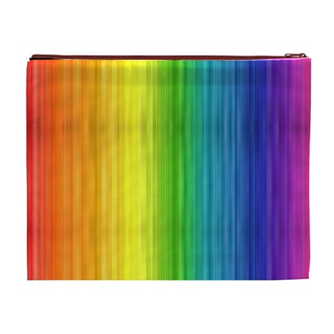 Rainbow Cosmetic Bag (XL) from ArtsNow.com Back