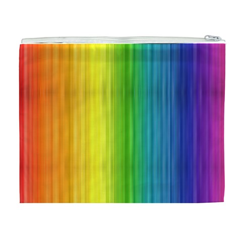 Rainbow Cosmetic Bag (XL) from ArtsNow.com Back