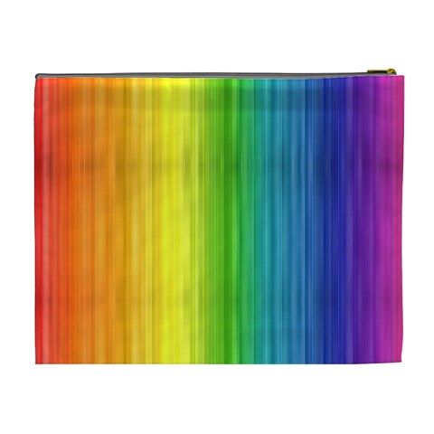 Rainbow Cosmetic Bag (XL) from ArtsNow.com Back