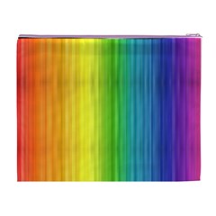 Rainbow Cosmetic Bag (XL) from ArtsNow.com Back