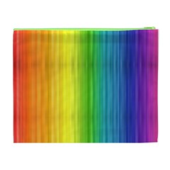 Rainbow Cosmetic Bag (XL) from ArtsNow.com Back