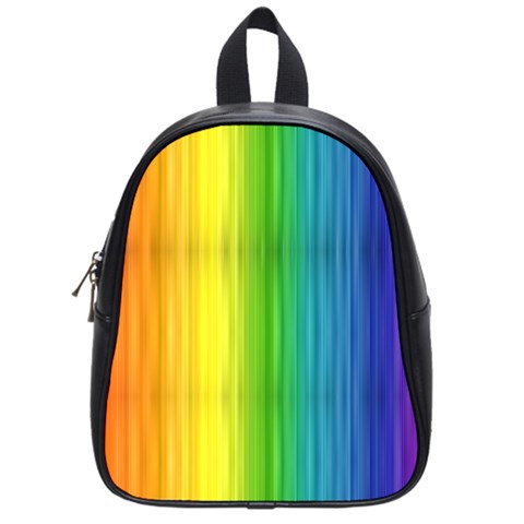 Rainbow School Bag (Small) from ArtsNow.com Front