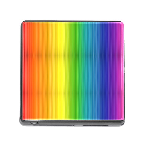 Rainbow Memory Card Reader with Storage (Square) from ArtsNow.com Front