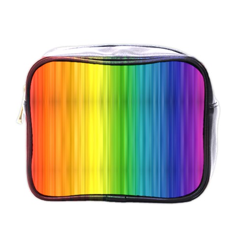 Rainbow Mini Toiletries Bag (One Side) from ArtsNow.com Front