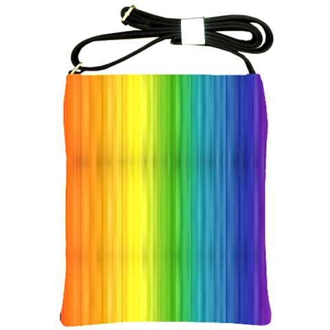 Rainbow Shoulder Sling Bag from ArtsNow.com Front