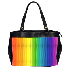 Rainbow Oversize Office Handbag (Two Sides) from ArtsNow.com Front