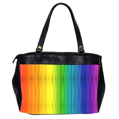 Rainbow Oversize Office Handbag (Two Sides) from ArtsNow.com Back