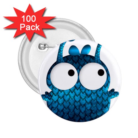 Love Alien 2.25  Button (100 pack) from ArtsNow.com Front