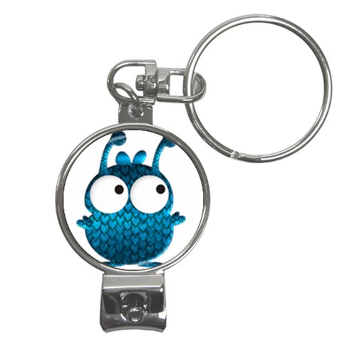 Love Alien Nail Clippers Key Chain from ArtsNow.com Front