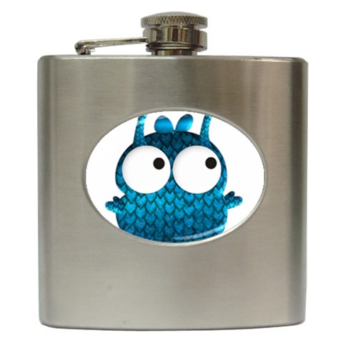 Love Alien Hip Flask (6 oz) from ArtsNow.com Front