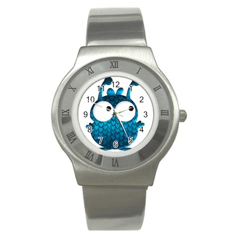 Love Alien Stainless Steel Watch from ArtsNow.com Front