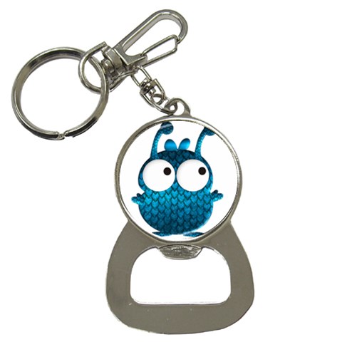 Love Alien Bottle Opener Key Chain from ArtsNow.com Front