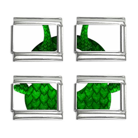 Green Love Alien 9mm Italian Charm (4 pack) from ArtsNow.com Front