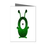 Green Love Alien Mini Greeting Cards (Pkg of 8)