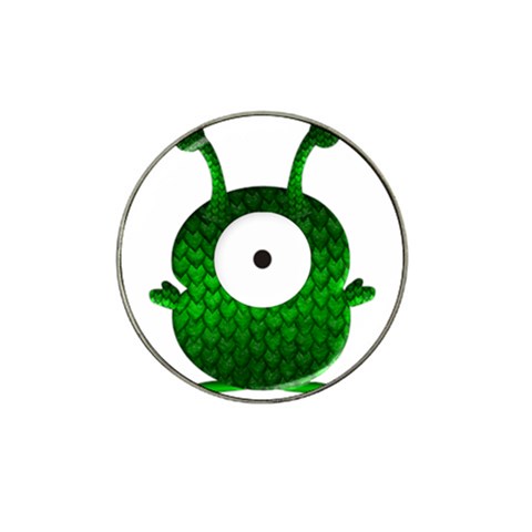 Green Love Alien Hat Clip Ball Marker (4 pack) from ArtsNow.com Front