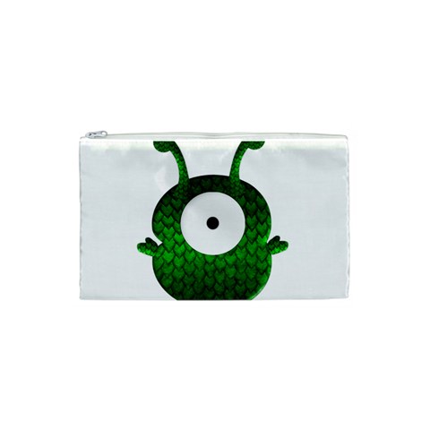 Green Love Alien Cosmetic Bag (Small) from ArtsNow.com Front