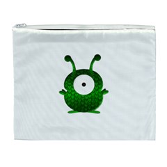 Green Love Alien Cosmetic Bag (XL) from ArtsNow.com Front