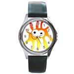 Sunny Alien Round Metal Watch