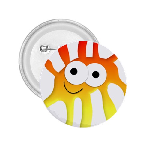 Sunny Alien 2.25  Button from ArtsNow.com Front