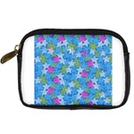 Stars on Blue Digital Camera Leather Case