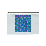 Stars on Blue Cosmetic Bag (Medium)