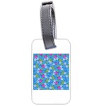 Stars on Blue Luggage Tag (one side)