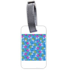 Stars on Blue Luggage Tag (two sides) from ArtsNow.com Back