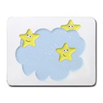 Happy Stars in a Cloud Small Mousepad