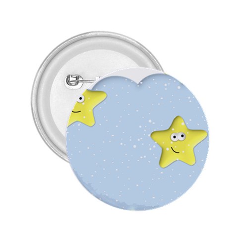 Happy Stars in a Cloud 2.25  Button from ArtsNow.com Front