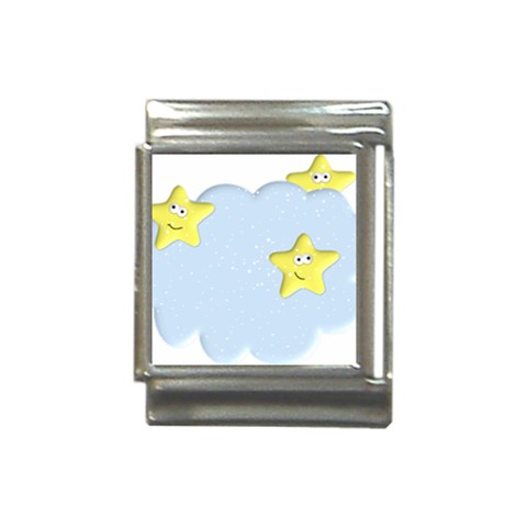 Happy Stars in a Cloud Italian Charm (13mm) from ArtsNow.com Front