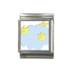 Happy Stars in a Cloud Italian Charm (13mm)